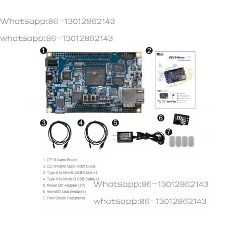 Cyclone V SoC Embedded FPGA Development Board, Integrated Circuit Prototype Board for Embedded Syste