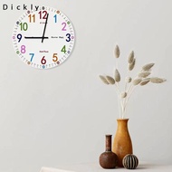 Dickly Learning Clock for Kids Teaching Time Clock Office Hanging Clock Contemporary