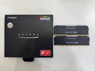 DDR4 16GB RAM RGB 3200 BALLISTIX *2 |  8GB*2 DDR4-3200 ANTEC 有盒 # RAM 記憶體  DDR4 DDR5 RGB 超頻 電競 CORSA