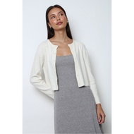 Como Pearl Knit Cardigan Beige