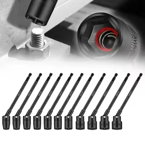 1Pc 150mm Hex Socket 360 Degree Rotatable H8-H19 Head Adapter For Electric Impact Driver Socket Wren