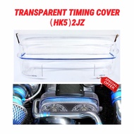 TRANSPARENT TIMING BELT / PULLEY COVER (HK5) - 2JZ TOYOTA SUPRA ARISTO JZZ31 JZA80 JZS147 JZX91 LEXU