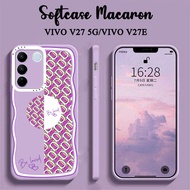 [UV17] Softcase Macaron Motif Aesthetic For Vivo V27 5G Vivo V27E - Softcase Camera Protector Vivo V