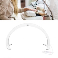 LED Half Moon Light 40W 28in 10 Brightness 7 Color Adjustment Dimmable Nail Desk Lamp with Remote 20