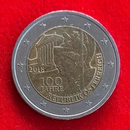 euro Coin Austria 2 2018 Foreign