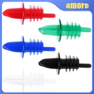 amo Plastic Liquor Spirit Wine Bottle Pour  Flow Pourer Stopper Cocktail Drinks