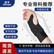 DOHOPE Wrist Brace Sprain Wrist Fracture Fixer Tendon Sheath Support Protective Gear Male and Female Joint Pain Recovery Wrist Guard