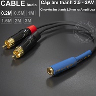 Dây 3.5 ra AV DIY 0.2M đến 3M Soundking OFC 4N - Cáp 3.5mm cái ra 2 AV đực
