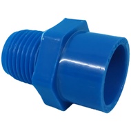 PVC MALE ADAPTOR 1/2" BLUE FOR CLEAN WATER