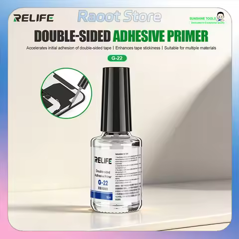 RELIFE G-22 Double-Sided Tape Adhesive Primer 18ml Strong Adhesion for Phone Repair Crafts