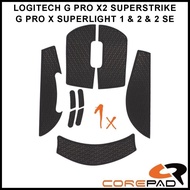 Corepad Soft Grips Logitech G PRO X2 SUPERSTRIKE / PRO X SUPERLIGHT 2 / PRO X SUPERLIGHT 1 - Genuine
