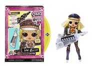 Remix Rock Fame Queen Fashion Doll with 15 Surprises Including Keytar, Outfit, Shoes, Stand, Lyric M