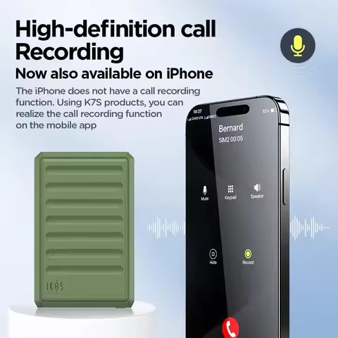 IKOS K7S SIM Card Adapter for iPhone with Call SMS WiFi Hotspot And Internet Connectivity