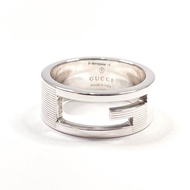 【日本直送 二手美品】12號 GUCCI 戒指 Blended Cutout G 銀 925