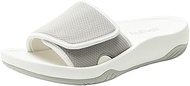 Alegria Women Ova8tion Ergo Foam Flat Slide Water-Friendly Sandal, Dove, 10.5-11