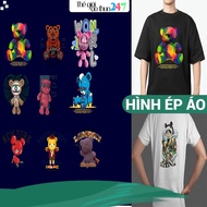 [Image ironed, heat pressed] Image Bear-Trend-BB _2 Ironed with iron, iron