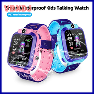 VBXDJ Q12 Kids 2G Smart Talk Phone Watch Waterproof GPS Monitor สําหรับเด็กชายหญิง SOS Sports Digital Bracelet Tracker DKLYT