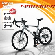 AENXRD 2026 New Kids Road Bike 20 Inch 7-Speed Alloy Disc Brake Bicycle for 7-16 Years Boys Girls
