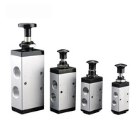 5 Way 2 Position Pneumatic Air Hand Lever Operated Valve Solenoid Manual Valve Port 1/4" 4R210-08