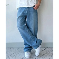 (UNISEX) - Men's jeans & longWanita bggy pants straight baggy