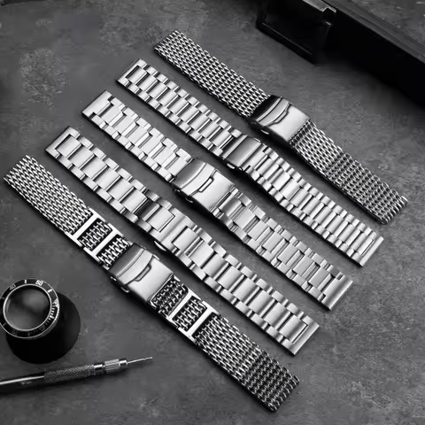 For SEIKO Speedtime Metal Watch Band 20mm SSC911P1 SSC813P1 SSC917P1 SSC815P1 Stainless Steel Bracel