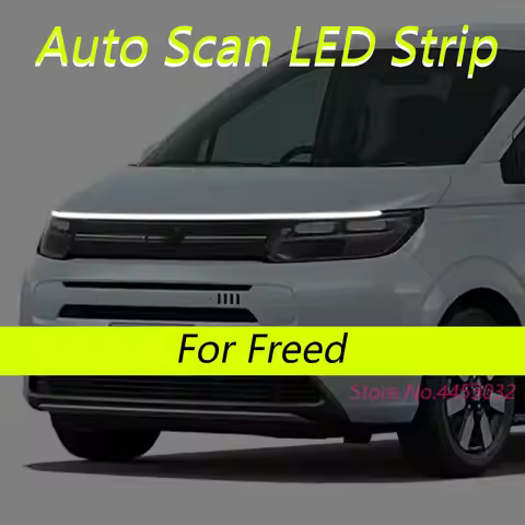 DRL Auto Scan Starting LED Strips For Honda Freed 2008-2025 Car Hood Light Flexible Headlights Welco