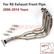 For Yamaha R6 2006-2016 Motorcycle Exhaust Front Pipe Systems