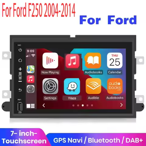 7 Inch Android 13.0 2+32GB For Ford F250 2004-2014 Car GPS Navigation Multimedia Player Radio Tape R