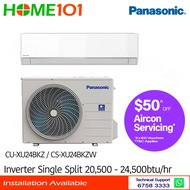 Panasonic Inverter Single Split AirCon 24000BTU CU-XU24BKZ/CS-XU24BKZW