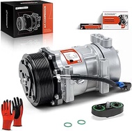 A-Premium AC Compressor Replacement for Kenworth C500 2000-2015 K300 T2000 T800 8PK 119MM