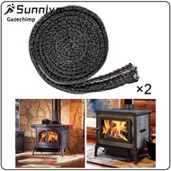 2Pcs Self Adhesive  Gasket Tape Fiberglass Flat Gasket Tape for Oven