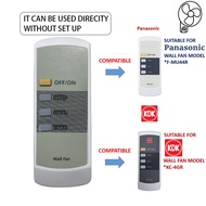 Fan Remote Control - Use for Panasonic/KDK Fan  Wall Fan