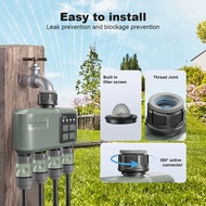 New

 4Zone Tuya WiFi RF433 Water Timer Smart Irrigation Timer Water Valve Controller Solar Powered 