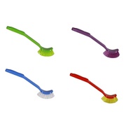 2638 Song Long curved plastic toilet brush