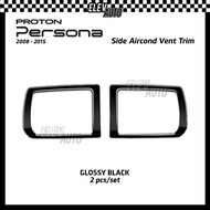 Proton Persona Old 2008 - 2015 Side Aircond Vent Trim Carbon Black Interior Accessories 2009 2010 20