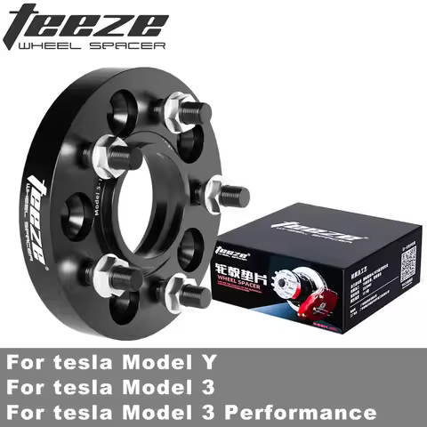 Teeze For Tesla Model 3 Performance PCD 5x114.3 CB 64.1mm Wheel Spacers Adapter Wheel Spacer Flange 