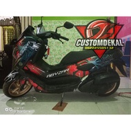 Decal sticker motor nmax spiderman decal sticker