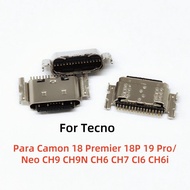 2-10Pcs Charger Usb Charging Dock Port Connector Plug For Tecno Para Camon 18 Premier 18P 19 Pro/Neo