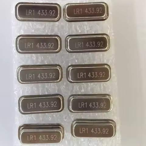 10pcs/lot F11 R433A 433M SAW crystal resonator strip 4P 75K gold-plated LR1 433.92