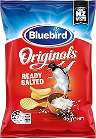 Bluebird Original Ready Salted Potato Chips - Delicious Flavored Highly Crunched Chips Pack - A New