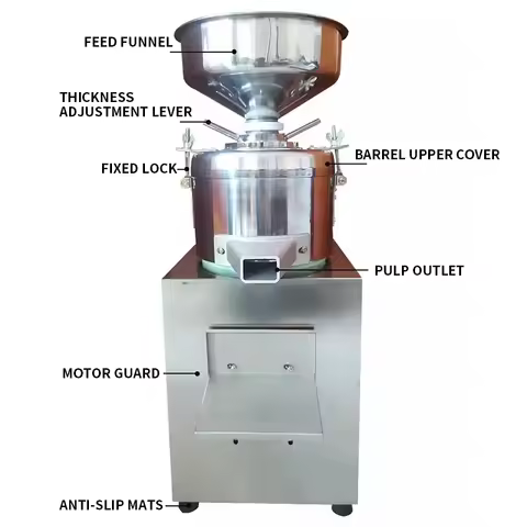 Automatic Electric 800W Vertical/Horizontal Tahini/Peanut Butter Colloid Mill Pepper Paste Grinding 