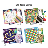 DIY Board Games (Snake & Ladder,Road Trip, Space Race, Weather)