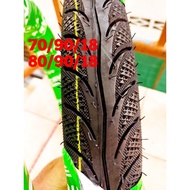 TAYAR SIZE(OFFER 2PCS)70/90/18,80/90/18 TIRE TUBELESS PATTERN DIAMOND CMI CRV