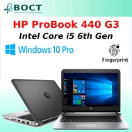 Refurbished HP ProBook 440 G3 / Intel Core i5 6th Gen / 14 inch HD screen / Fingerprint / Windows 10