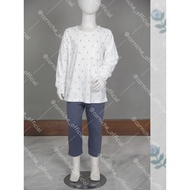 Corniche Kids Blue Rose Tee Kids White - TV K23449