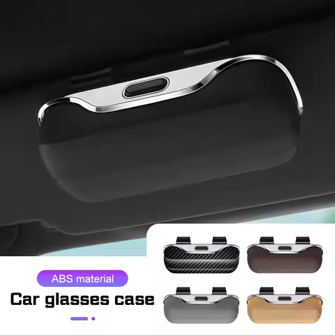 Car Visor Glasses Box Portable For BMW E38 E46 F15 E90 E92 E87 G20 G30 1 3 5 7 Series X1 X3 X5 Sungl