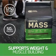 Optimum Nutrition Serious Mass 12lbs 5.4KG- ON Weight & Mass Gain, Muscle Building