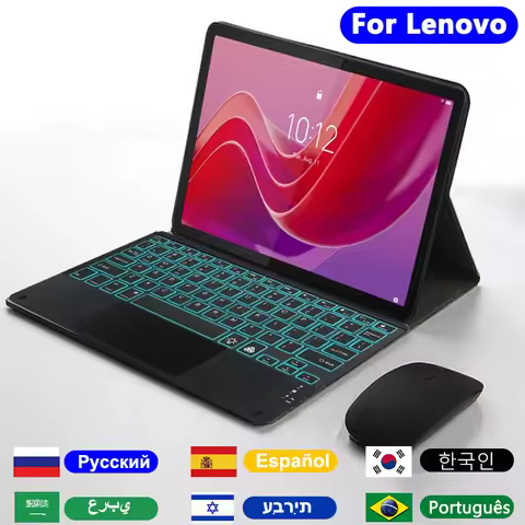 For Lenovo Tab P11 2nd Gen Xiaoxin Pad Plus 2023 11.5'' Keyboard Case,Funda Cover For Lenovo Xiaoxin