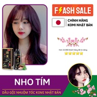 [Chính Hãng BH 12 Tháng] Dầu Gội Phủ Bạc Tóc KOMI Chính Hãng Nhật Bản (Màu Đen) Dung Tích 500ml - KR