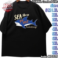 SEA BOS T-SHIRT XL 2XL 3XL 4XL 5XL 6XL 7XL 8XL 9XL T-SHIRT JUMBO SIZEBIG HD229